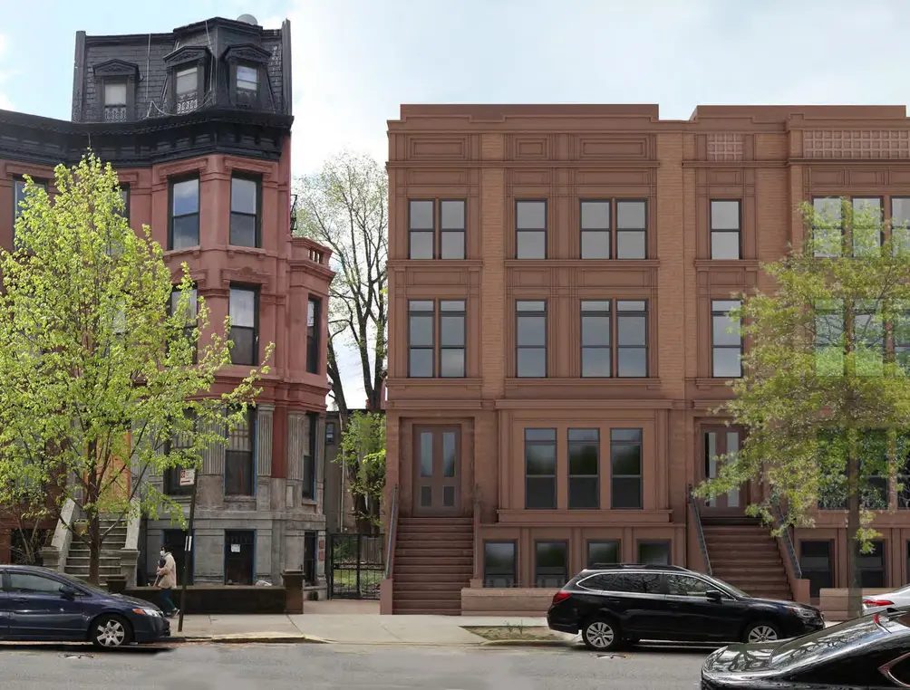 Manhattan brownstone buildings served by Pro Tech Waterproofing